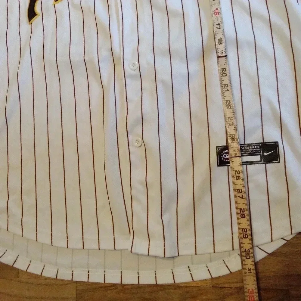 Nike Eric Hosmer San Diego Padres Pinstripe Jersey Men's Large